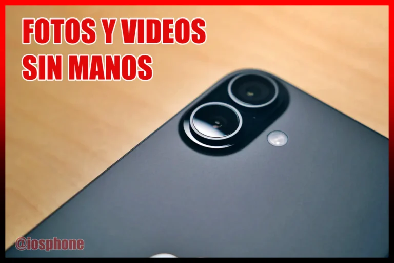 Como Tomar Fotos y Videos en iPhone sin usar las Manos