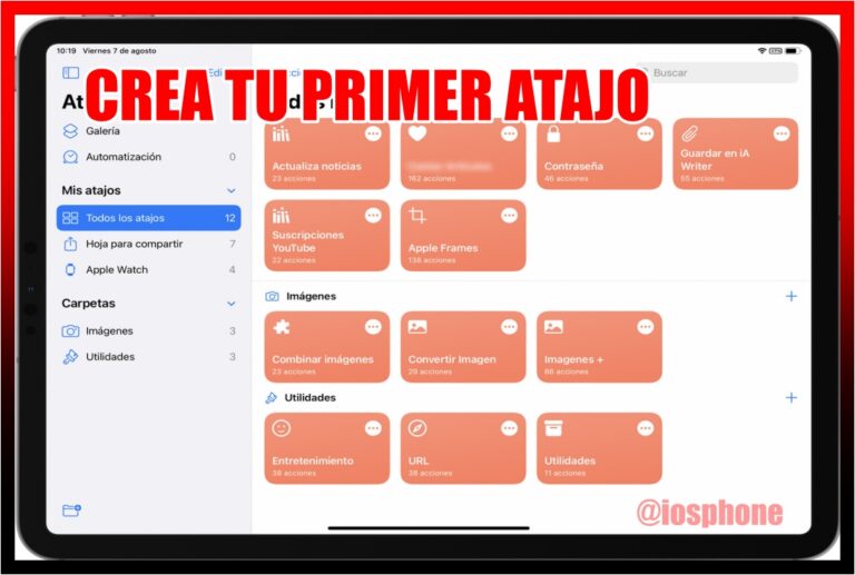 crear tu primer atajo en iPhone