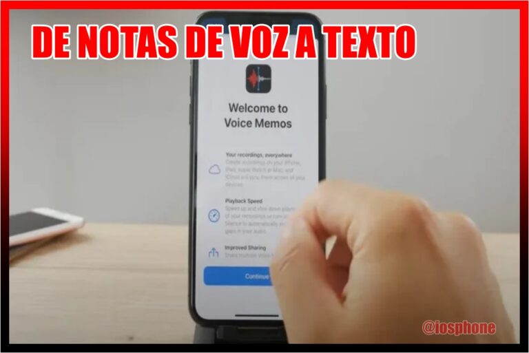 Cómo convertir notas de voz a texto