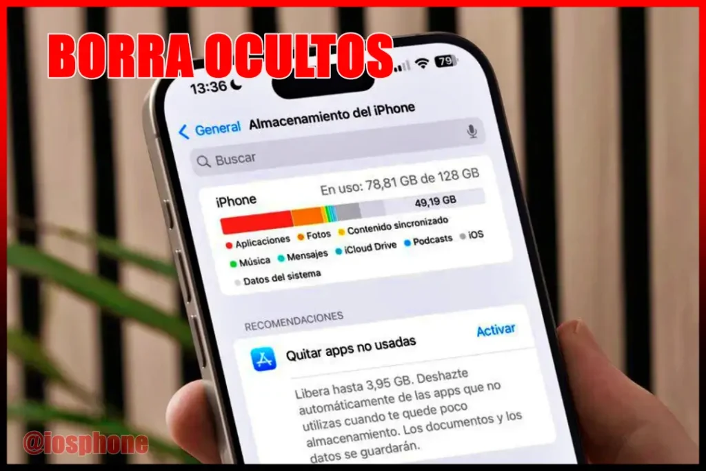 Cómo eliminar archivos ocultos iPhone