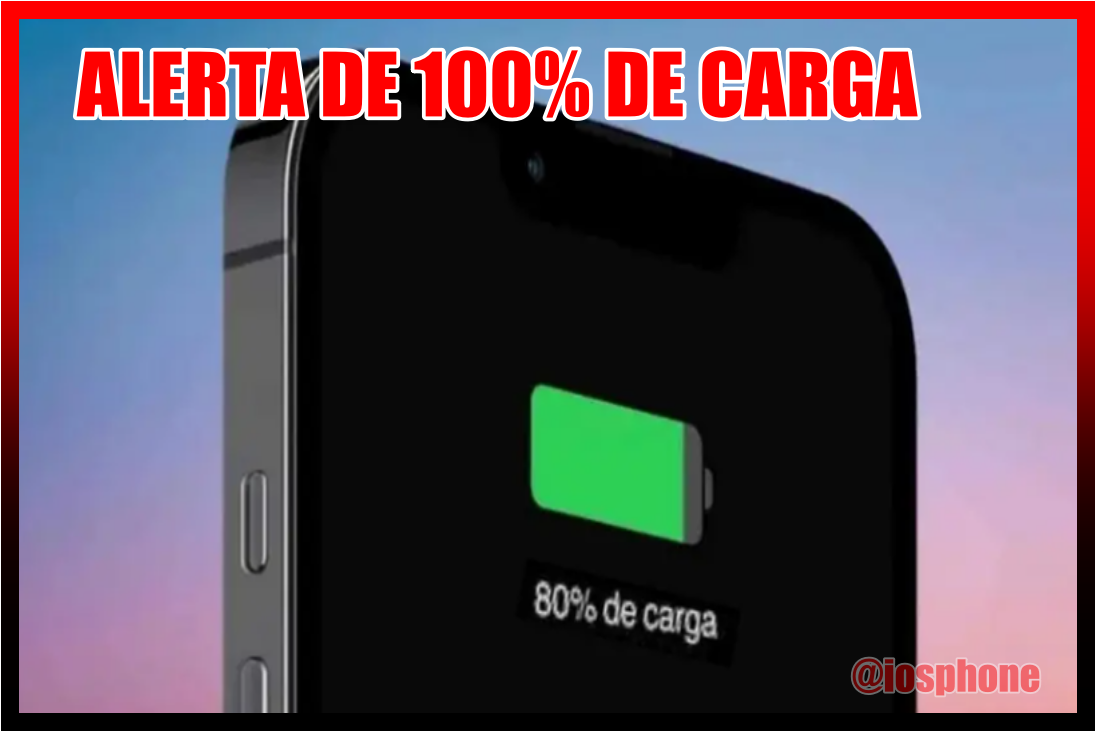 alerta cuando tu iPhone llegue al 100%