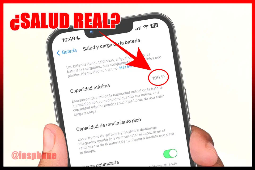 Como ver la Salud Real de la Bateria iPhone