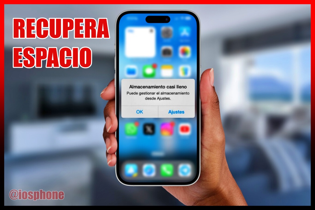 Por qué no tengo espacio en mi iPhone