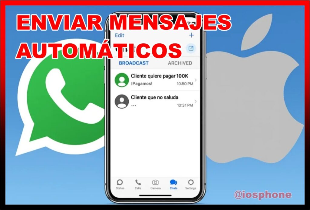 enviar mensajes automáticos