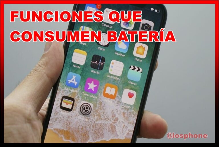 desactivar funciones que consumen batería