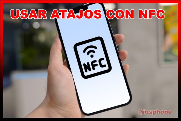 usar atajos con NFC