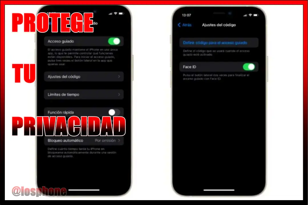 Activa Acceso Guiado en iPhone