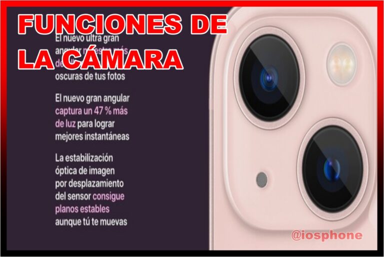 Funciones de la Cámara